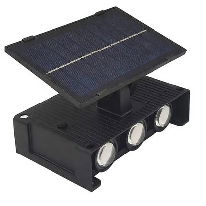 Lámpara solar exterior con 6 LED